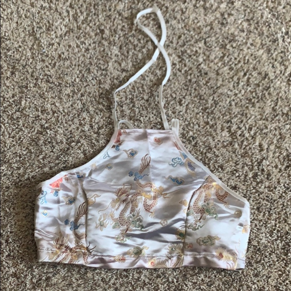 Satin Oriental top